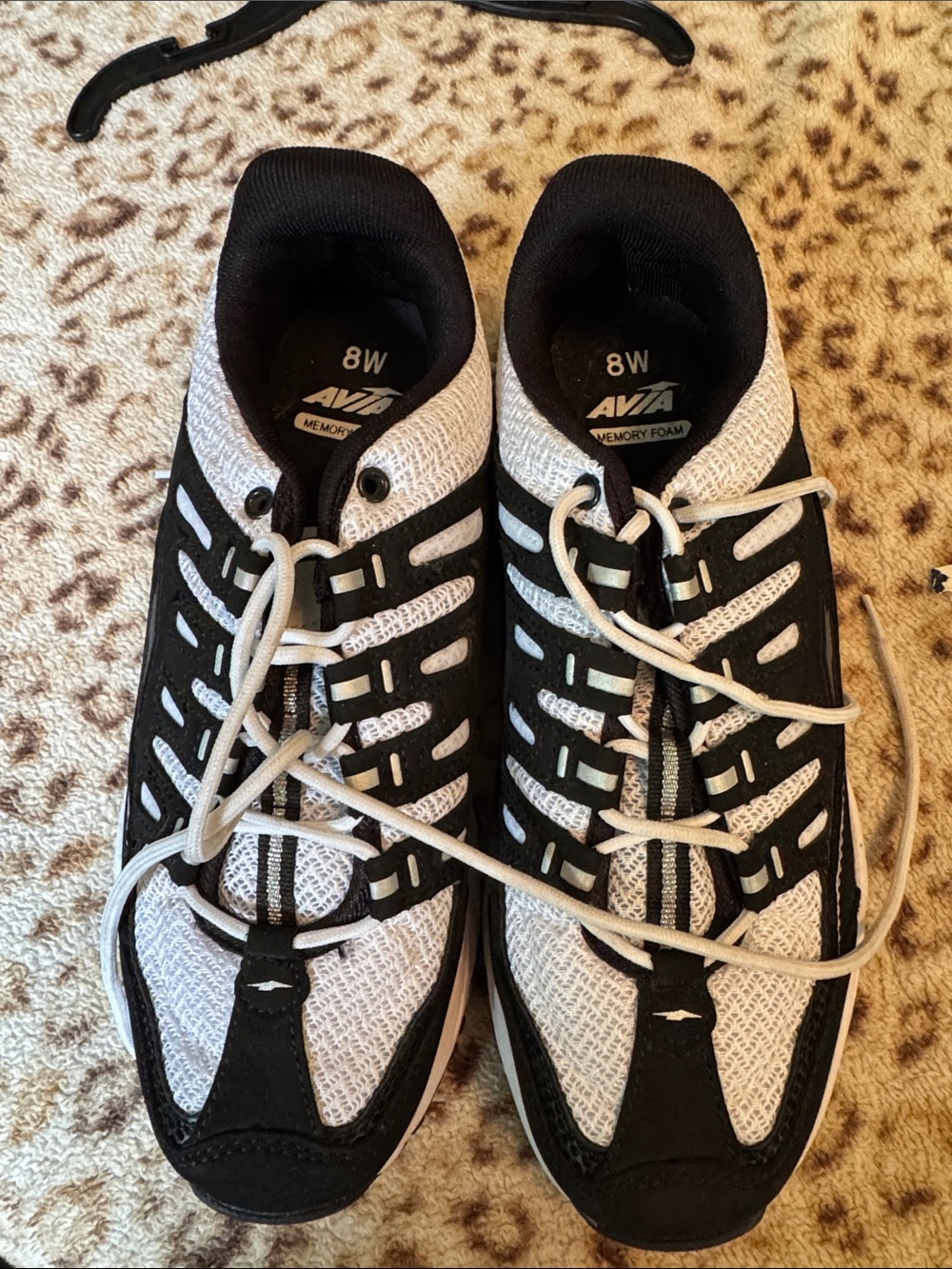 Avia Black and White Women's Athletic Sneakers